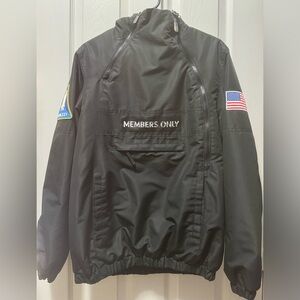 Members Only Black Jacket Size S
